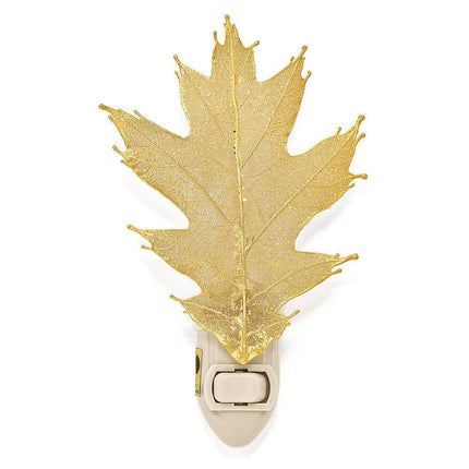 24k Gold Dipped Oak Leaf Nightlight ,