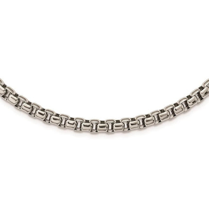 Stainless Steel Polished 24in Necklace ,