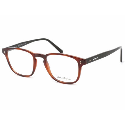 Salvatore Ferragamo Men's Eyeglasses - Tortoise/Black Plastic Frame | SF2913 241 ,