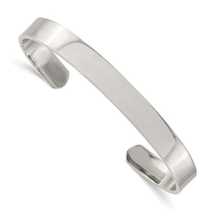 Stainless Steel Polished Cuff Bangle ,