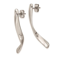 Stainless Steel Polished Post Earrings ,