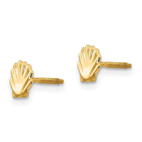 Madi K Kid's 14k Shell Post Earrings ,