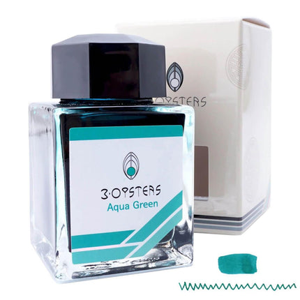 3 Oysters Ink Bottle - Delicious, Aqua Green, 38 ml | 06OYS006 ,