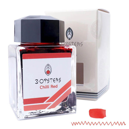 3 Oysters Ink Bottle - Delicious, Chilli Red, 38 ml | 06OYS010 ,