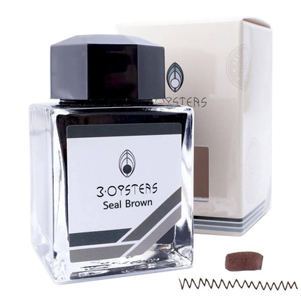 3 Oysters Ink Bottle - Delicious, Seal Brown, 38 ml | 06OYS007 ,