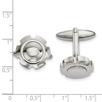 Stainless Steel Polished Cufflinks ,