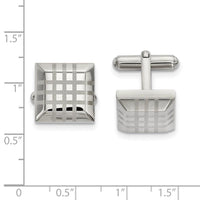 Stainless Steel Polished Cufflinks ,