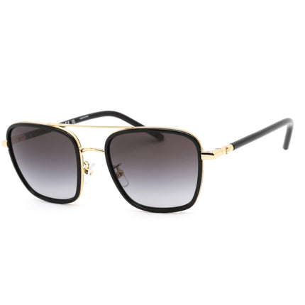 Tory Burch Women's Sunglasses - Shiny Gold/Black Metal Full Rim Frame | 0TY6090 33058G ,