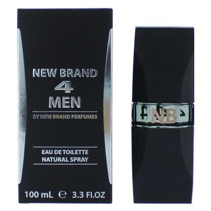 4 Men by New Brand, 3.3 oz Eau De Toilette Spray for Men ,