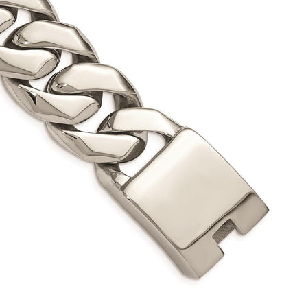 Stainless Steel Polished 9in Bracelet ,
