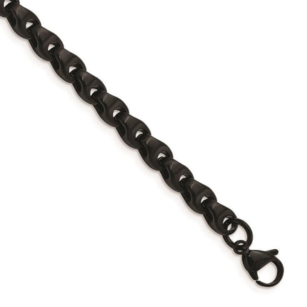 Stainless Steel Black IP-plated Bracelet ,