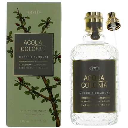 4711 Women's Eau De Cologne Spray - Acqua Colonia Smoky Myrrh and Kumquat, 5.7 oz ,
