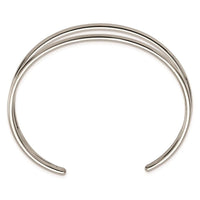 Stainless Steel Polished Cuff Bangle ,
