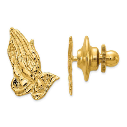 14k Praying Hands Tie Tac ,