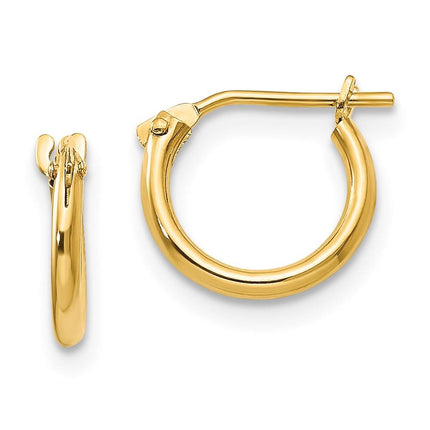 Madi K Kid's 14k 1.25mm Half Hoop Earrings ,