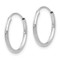 Madi K Kid's 14k White Gold Endless Hoop Earrings ,