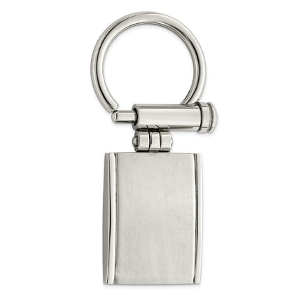 Stainless Steel Brushed and Polished Key Chain ,