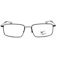 Nike Men's Eyeglasses - Clear Demo Lens Black Rectangular Frame | NIKE 4305 001 ,