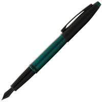 Cross Fountain Pen - Calais Matte Green and Black Lacquer, Medium Nib | AT0116-25MJ ,