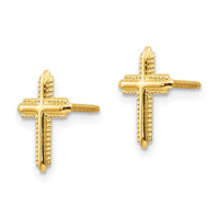 Madi K Kid's 14k Cross Post Earrings ,