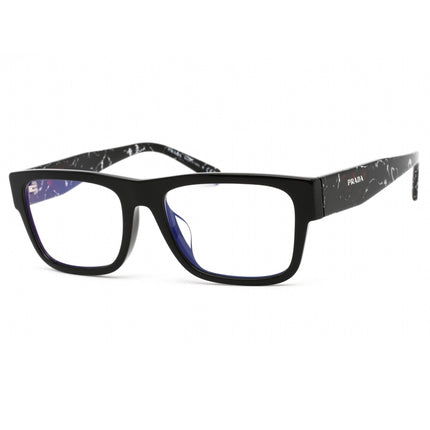 Prada Men's Eyeglasses - Black Rectangular Frame Clear Demo Lens | 0PR 28YSF 1AB08N ,