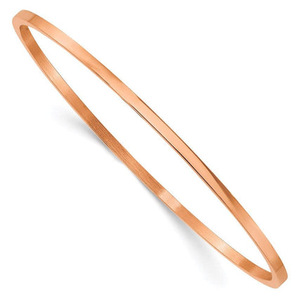Stainless Steel Pink IP-plated Bangle ,