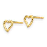 Madi K Kid's 14k   Heart Post Earrings ,