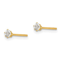 Madi K Kid's 14k CZ Stud Post Earrings ,