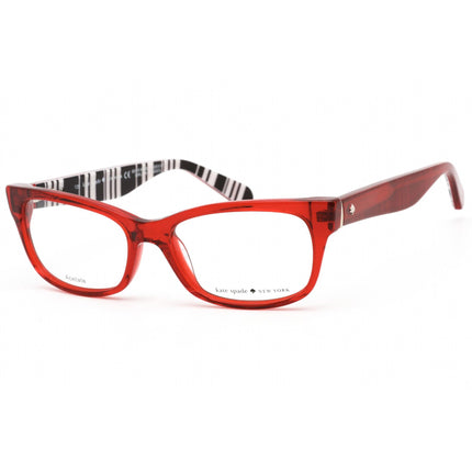 Kate Spade Women's Eyeglasses - Clear Demo Lens Cherry Acetate Frame | Elora 0QHH 00 ,