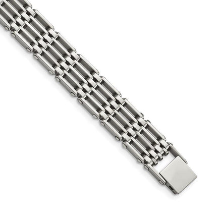 Stainless Steel Polished 8.5in Bracelet ,