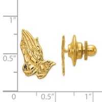 14k Praying Hands Tie Tac ,