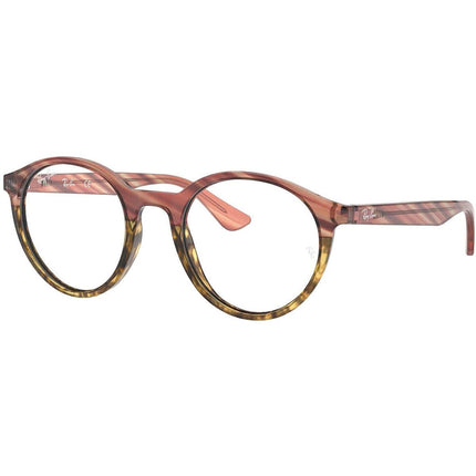 Ray Ban Men's Eyeglasses - Pink Gradient Striped Beige Frame | 0RX5361-5838-51-20-145 ,