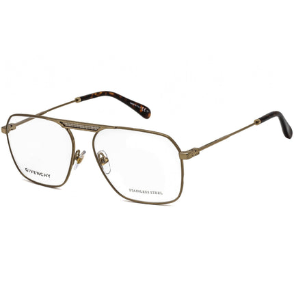 Givenchy Men's Eyeglasses - Gold/Havana Geometrical Metal Frame | GV 0118 0J5G 00 ,