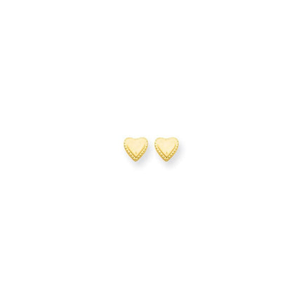Madi K Kid's 14k Heart Post Earrings ,