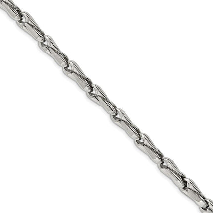 Stainless Steel Polished Fancy Link Bracelet ,