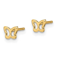 Madi K Kid's 14k Butterfly Post Earrings ,
