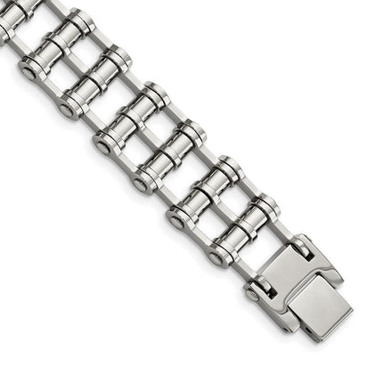 Stainless Steel Polished 8.5in Bracelet ,
