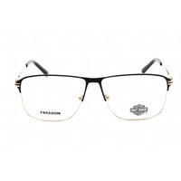 Harley Davidson Unisex Eyeglasses - Pale Gold Metal Square Shape Frame | HD9017 032 ,