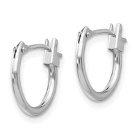 Madi K Kid's 14k White Gold 1.25mm Hoop Earrings ,