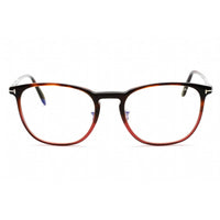 Tom Ford Unisex Eyeglasses - Full Rim Shiny Burgundy Metal Round Frame | FT5700-B 054 ,