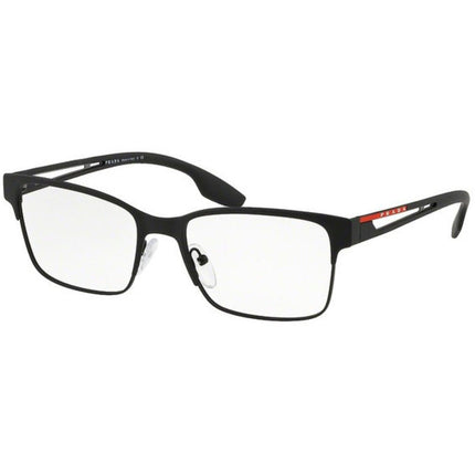 Prada Sport Unisex Eyeglasses - Black Rubber Metal | PRADA SPORT 0PS 55IV DG01O155 ,