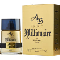 AB Spirit Millionaire by Lomani, 3.3 oz Eau De Toilette Spray for Men ,