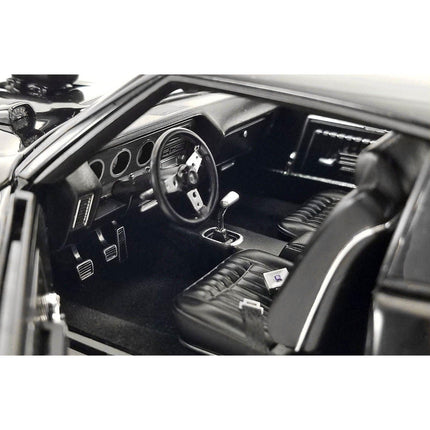 Acme 1/18 Diecast Model Car - Drag Outlaws Series 1970 Pontiac GTO Judge Black ,