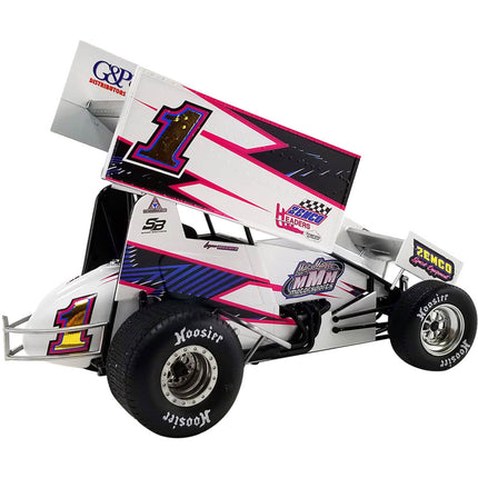 Acme 1/18 Diecast Winged Sprint Car - #1 Logan Wagner ZEMCO Mac Magee Motorsports ,