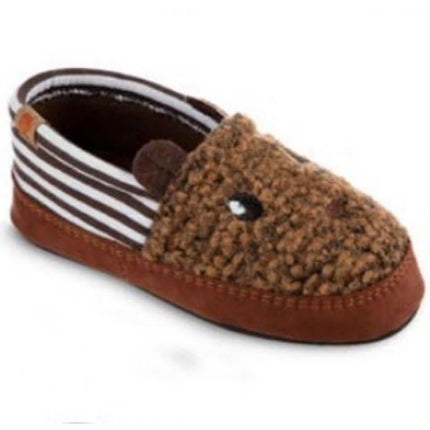 Acorn Kids' Slippers - Critter Novelty Moc, Buckskin, K8/9 | A20152SKN8-9 ,