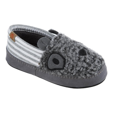 Acorn Kids' Slippers - Critter Novelty Moc, Stormy Grey, K8/9 | A20152STG8-9 ,