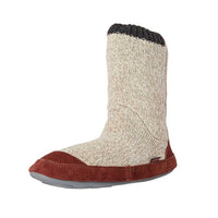 Acorn Men's Slouch Boots - Non-Slip Sole, Grey Ragg Wool, Large | A10162ACKML ,