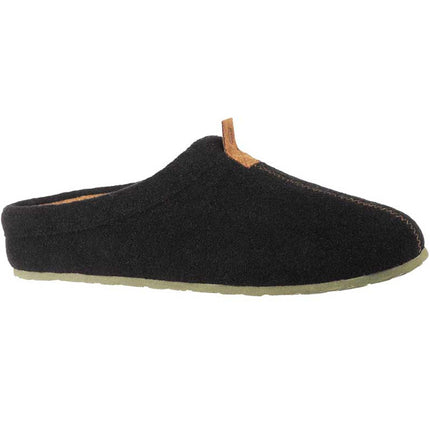 Acorn Men's Wool Slippers - Faux Wool Algae Infused, Black, X-Large | A19023BLKMXL ,