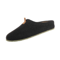 Acorn Men's Wool Slippers - Faux Wool Algae Infused, Black, X-Large | A19023BLKMXL ,