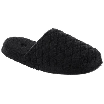 Acorn Women's Clog - Contoured Footbed Spa Quilted, Black, Medium | A20123BLKWM ,